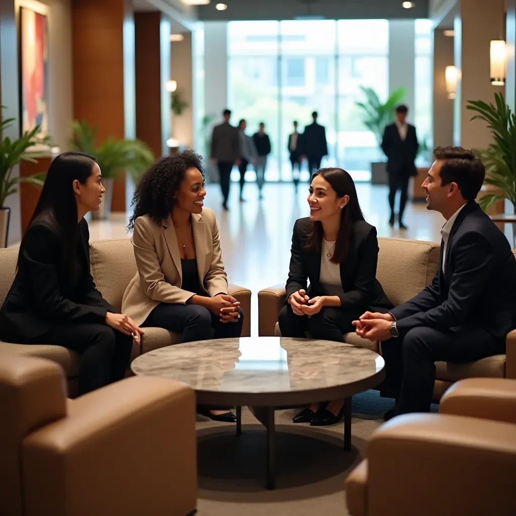 Modern office environment